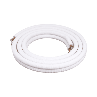 Kit de tubería / 1 / 4"  y 3 / 8 " / Capacidad para minisplit AUFIT / 1 Tonelada / Cinta aislante / Accesorios / Longitud de 4 metros