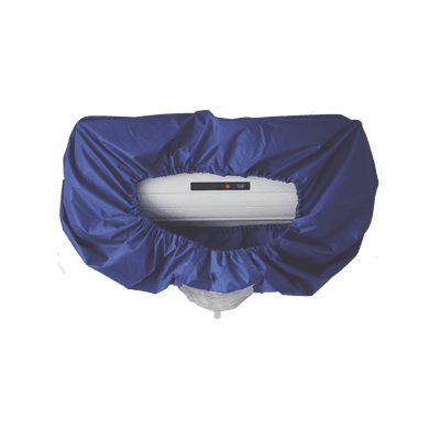 Cubierta Protectora CV2M para Aire Acondicionado / Material PU Impermeable / Salida de Agua Externa / Función Antipolvo / Correa Elástica de Seguridad / Circunferencia 3.2 m / Peso 0.57 kg