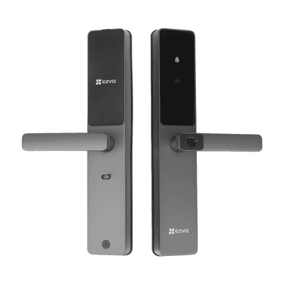 Cerradura Inteligente / Cerrojo Tipo Americano / Wi-Fi / Bluetooth  /  Códigos Temporales Para Visitantes / Lectura de Huella / Lectura de Tag / Contraseña /  Botón para Timbrar / Apertura re