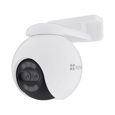 Cámara PT / Wi-Fi / Lente Dual / Panorámica 360° / Resolución 4K / Visión Nocturna ColorFULL  / IA Detección de Humanos y Vehiculos / Alarma con Sirena y Luz / IP65