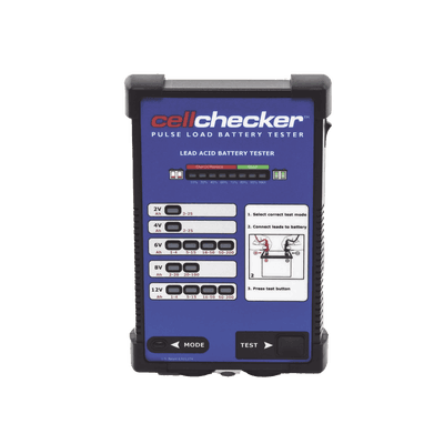 Probador De Baterías De Plomo-Acido Para Identificar Baterías Débiles o En Falla, Incluye Funda, Es Ideal Para Sus Mantenimientos De Sistemas De Seguridad