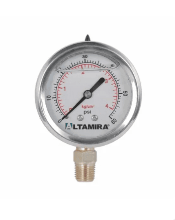 Manómetro con glicerina MAN0-60G