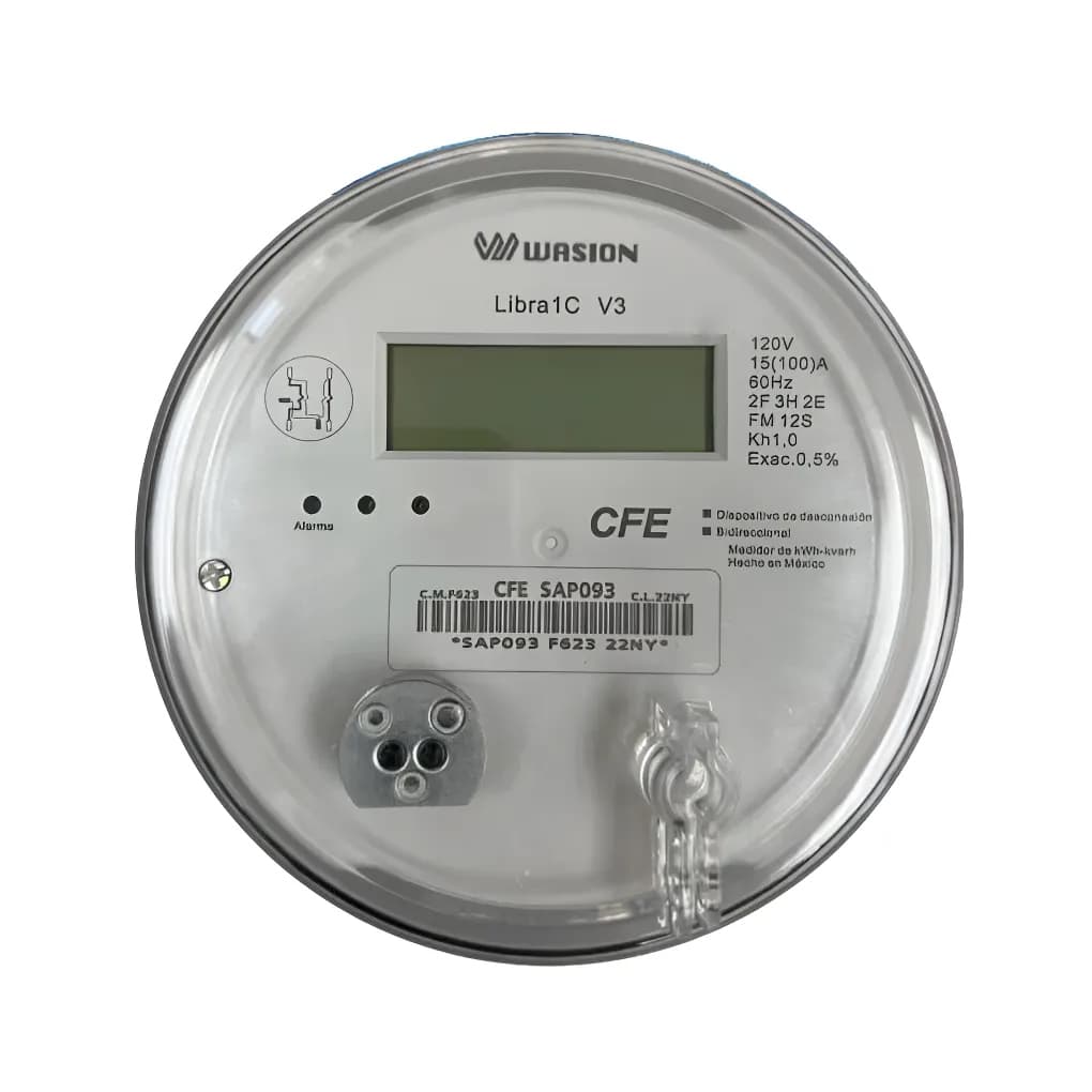Medidor Mónofasico Y Bifásico Bidireccional Wasion Libra 1 C