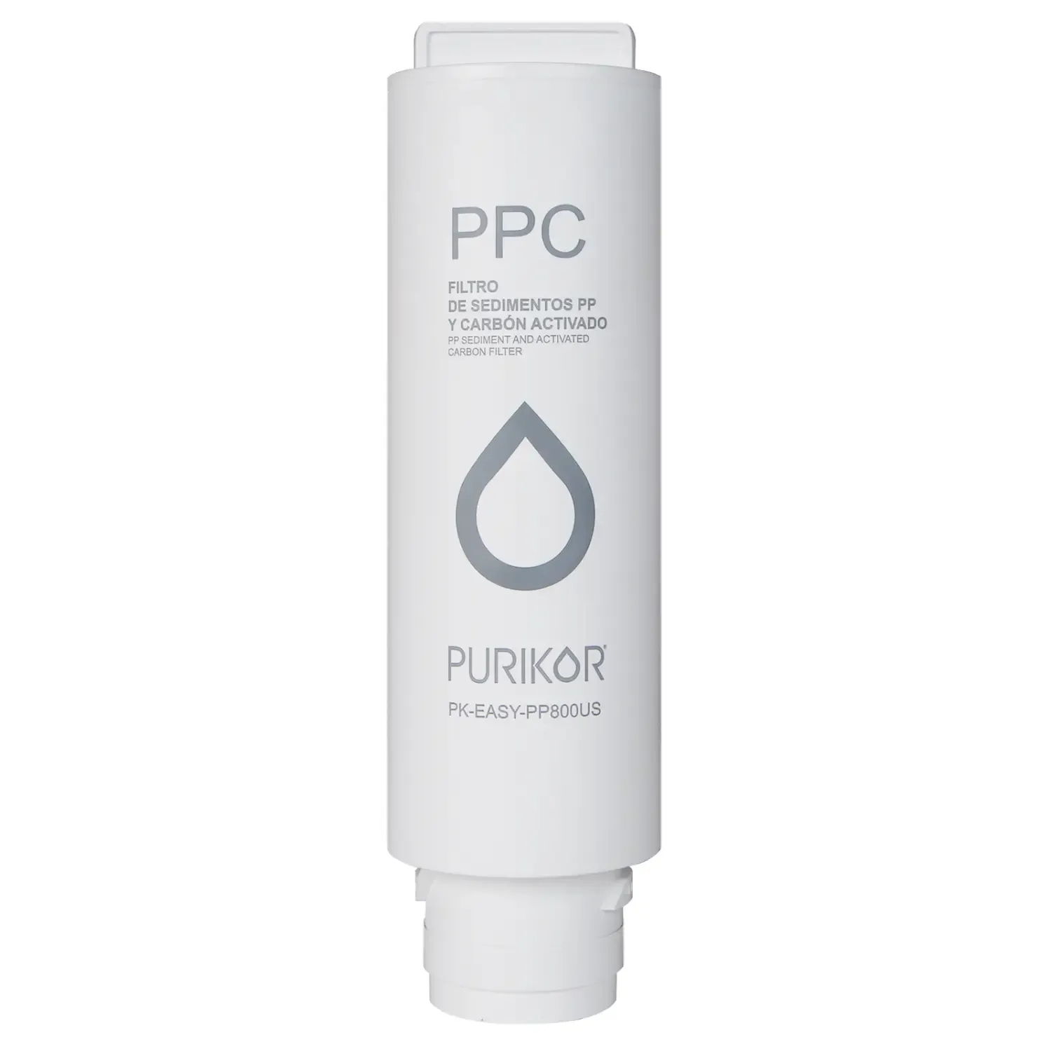 Filtro de sedimentos, carbÃ³n activado