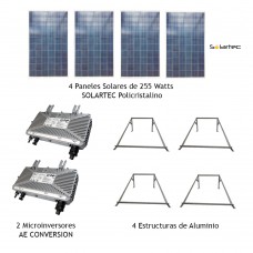 Kit de 1000 Watts Bifásico para Interconección