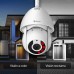 Cámara de seguridad Wi-Fi / Ethernet 3 Mpx robotizada con seguidor de movimiento para exterior | CCTV-235